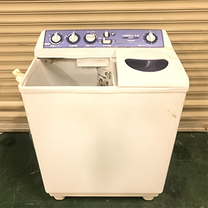二層式洗濯機冷蔵庫の画像